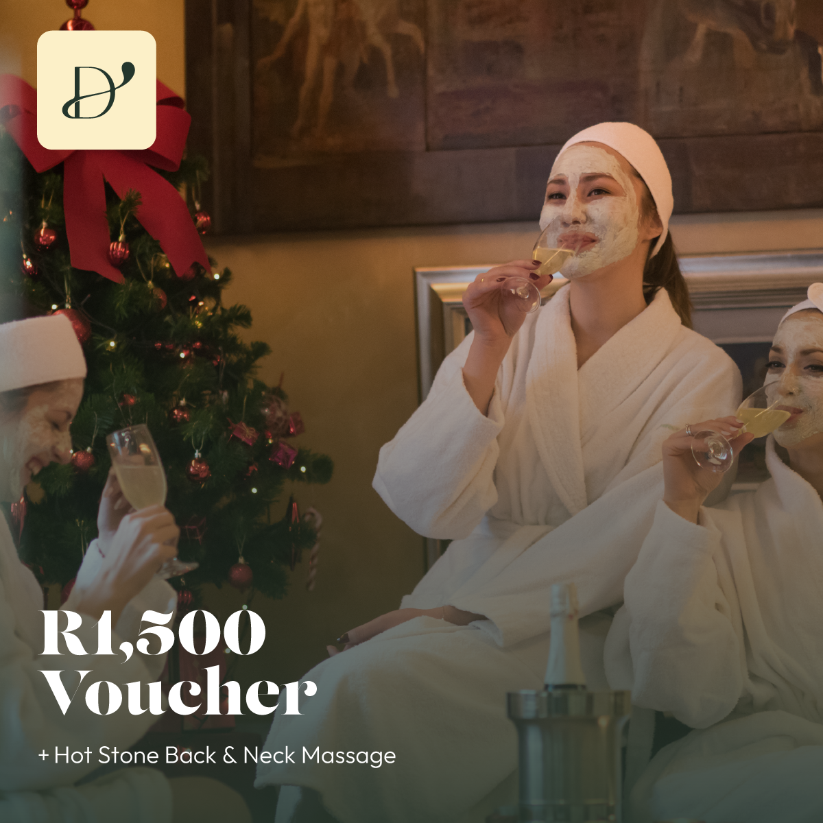 R1500 voucher with 30min hot stone back & neck massage